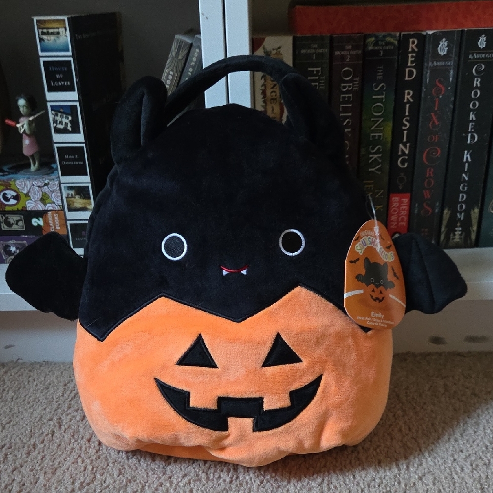 Emily The Bat Squishmallow Trick R Treat Bag